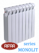 Радиатор биметаллический RIFAR МONOLIT 500/6 секций (боковое подключение)  с доставкой в NAME